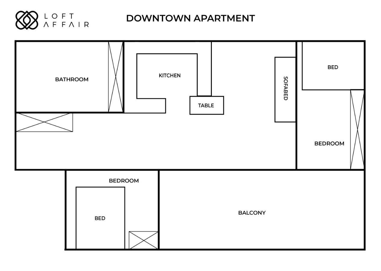 Downtown Apartment - Loftaffair Krakkó Kültér fotó